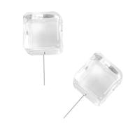 Abaodam Pendientes de Cubo de Hielo Cuadrados de 15 CM Diseño Transparente y Estable Accesorios Saludables para Oreja Joyería Creativa para Uso Diario y Obsequio