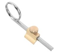 Abaodam Pequeños Accesorios de Mango de Válvula Anillo de Tirador Metálico para Instrumento Musical Accesorio de Corredera para Trompeta para Práctica de Jazz Escenario de Concierto