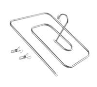 Abaodam Percha de Metal para Colchas con Diseño Helicoidal de Acero Inoxidable, Ventilación y Secado Rápido, Adecuado para Balcón y Habitaciones