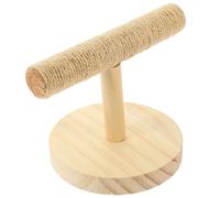 Abaodam Percha para Loros de Madera Natural, de Pájaros Grande Antideslizante, Accesorio Portátil para Entrenamiento y Juego, Soporte para Jaula de Cacatúas y Aves Exóticas