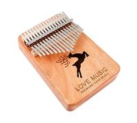 Abaodam Piano De Pulgar 17 Teclas Kalimba De Dedo Instrumento Musical Educativo Material De Madera
