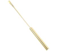 Abaodam Pieza de Péndulo de Metal Dorado para Reloj de Pared Superficie Lisa y Fácil de Instalar, Accesorio Funcional para Movimiento del Reloj Simple y Resistente