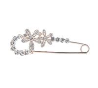Abaodam Pin de Flor Resistente Tensión de Aleación Pecho Dorado Diseño Natural Imperdible para Sombrero Adecuado para Ropa de Mujer