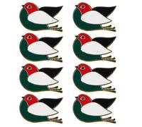 Abaodam Pin de Solapa Palestina Esmaltado Forma de Pájaro Set de 8 Piezas Broche Patriótico Ligero para Camisa y Chaqueta Accesorio Adecuado para Eventos Culturales y Viajes