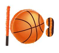 Abaodam Piñata de Baloncesto para Fiesta Infantil con Diseño Deportivo Resistente Cartón para Cumpleaños Decoración Temática Colorida y Fácil de Colgar para Niñas