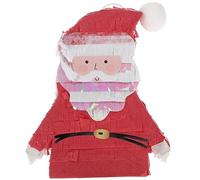 Abaodam Piñatas de Navidad Piñatas de Papá Noel Juguetes Rellenos de Dulces Adornos de Árbol de Navidad Regalos de Navidad Decoración de Papá Noel