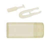 Abaodam Pinzas para Lentes de Contacto de Silicona con Ventosa Herramienta Portátil para Extraer y Colocar Lentes Blandas Color Verde Uso Higiénico para Principiantes y Viajes