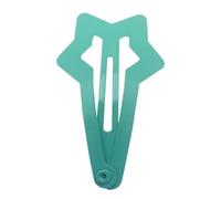 Abaodam Pinzas para Pelo Niña 24 Unidades Metal Colores Brillo Formas Estrella Corazón Lágrima Accesorios para Diario y Fiesta