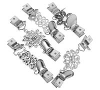 Abaodam Pinzas para Ropa Mujer 5 Unidades Broches Retro para Suéteres y Chales Clips Vintage de Aleación para Camisas y Vestidos Accesorios Versátiles para Prendas de Otoño-Invierno