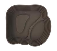 Abaodam Piscina para Tortugas y Reptiles con Rampa Segura, Diseño Ergonómico en PVC Resistente para Acuario y Terrario, Cuenco de Alimentación y Baño Natural