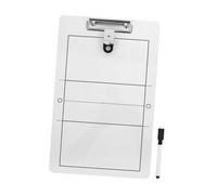 Abaodam Pizarra de Entrenador de Voleibol Borrable en Seco Doble Cara, Rotulador, Ligera y Portátil, para Entrenamiento y Partidos Deportivos