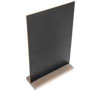 Abaodam Pizarra Pequeña de Madera Doble Cara para Escribir con Tiza, Material Sintético Resistente, Adecuado para Decoración de Fiestas y Mesas de Café