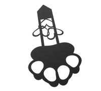 Abaodam Placa Conmemorativa de Mascotas Letrero de jardín conmemorativo para Mascotas conmemorativo del Perro Decoraciones de tumbas para Perro Metal Negro