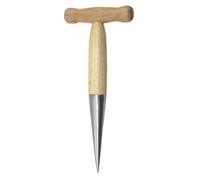 Abaodam Plantador de Acero Inoxidable para Bulbos con Mango Ergonómico Herramienta Manual para Plantar y Aflojar Tierra en Jardinería Adecuado para Cultivo y Trasplante de Semillas