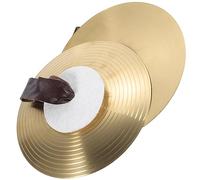 Abaodam Platillos De Aleación Para Niño Niña Instrumento De Percusión Manual Para Banda Escolar y Actuaciones Duradero Fácil Agarre Con Banda De Color Aleatorio