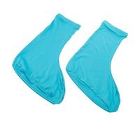 Abaodam Polainas Antiarena Impermeables para Senderismo al Aire Libre, Cubrebotas Altas Azules Talla L, Cubiertas Reutilizables para Zapatos de Caza y Protección contra Arena y Suciedad,