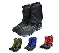 Abaodam Polainas Impermeables Ligeras para Tobillo Gaiters para Senderismo y Verde Oscuro