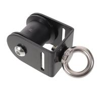 Abaodam Polea de Cable de Gimnasio de Hierro Resistente Cojinetes, Rueda de Polea Metálica para Sistema de Levantamiento, Accesorio de Entrenamiento de Fuerza para Fitness en Casa