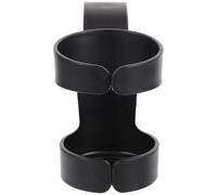Abaodam Portavasos Desmontable para Carrito y Bicicleta, Giratorio Negro | Pp, Ajuste Multiángulo, Sujeción Segura para Botella y Taza, Accesorio Práctico para Cochecito, Triciclo