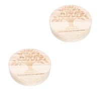 Abaodam Poseedor 2 Piezas Caja Conmemorativa De Deciduos Caduco Orejas De Elfo Titular De Pelo Fetal Porta De Bebe Dia Del Padre Niño Primero De Madera Bebé Caja De Colección Prueba