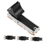 Abaodam Potenciómetro Deslizante De Herramienta De Afinación De Metal De 4 Piezas Potenciómetro De Audio Estéreo Potenciómetro De Control De Guitarra Abs