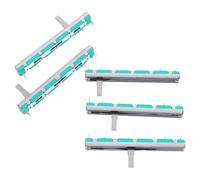 Abaodam Potenciómetro Deslizante Lineal Doble Canal 75 Mm B10k 5 Piezas Control Deslizante para Programación Bloque Electrónico Pequeño para Guitarra Prototipos Mcu Arm Avr