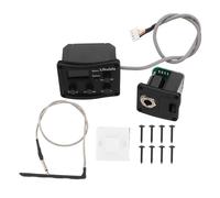 Abaodam Preamplificador de Guitarra Acústica Pantalla Lcd Ecualizador de Bandas Pastilla Piezoeléctrica para Ukulele Mandolina Instrumentos Musicales