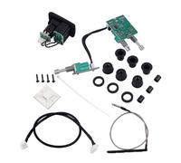 Abaodam Preamplificador de Ukelele Uk200 con Pastilla Piezoeléctrica de 2 Bandas Ecualizador para Agudos y Graves Control de Volumen Ajustable y Conector de 635 MM para Amplificador