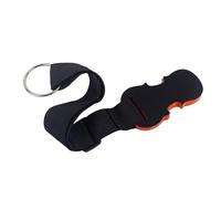 Abaodam Protector Antideslizante para Instrumento de Cuerda Forma de Cello, Punta de Madera, 4 Orificios Ajustables y Correa de Tela Oxford para Suelo