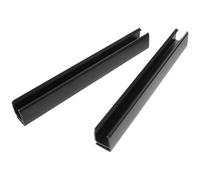 Abaodam Protector de Bordes y Clips para Parabrisas de Carrito de Golf Molduras Resistentes para Accesorios de Golf Juego de 2 Piezas 12.59X1.57X1.18 Pulgadas