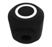 Abaodam Protector de Micrófono Funda de Esponja Antifiltro de Viento para Grabación, Equipo de Música Profesional, Negro y Color Claro, Reducción de Ruido para Uso en Exteriores