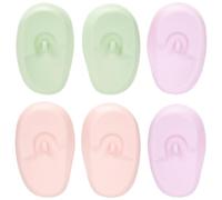 Abaodam Protectores Auditivos de Silicona Orejeras Impermeables Resistentes al Agua 3 Pares y Reducción de Ruido para Peluquería para Teñir el Cabello Uso Doméstico y Profesional