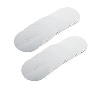 Abaodam Protectores de Goteo Plateados para Velas, Discos de Papel Duraderos para Cuidado de Oídos, 100 Unidades Prácticas, Antidesbordamiento para Limpieza y Protección Manual