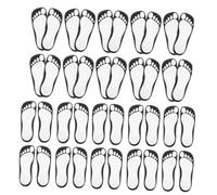 Abaodam Protectores de Pies Bronceado en Aerosol 25 Pares Desechables, Almohadillas Adhesivas para Tratamientos en Salón y Cuidado Personal Femenino