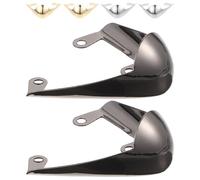 Abaodam Protectores de Puntera para Zapatos de Tacón Alto 3 Pares 19Cm X 53Cm Metálicos Oro Plata y Color Pistola Resistentes al Desgaste para Reparación y Protección de Puntas