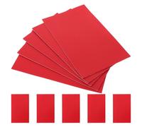 Abaodam Protectores de Suela para Tacones Altos 10 Unidades 130x80mm de Silicona Roja Antideslizantes, Almohadillas para Zapatos Reducción de Ruido y Diseño Recortable para Cuidado