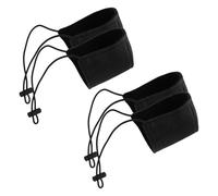 Abaodam Protectores de Talón para Zapatos de Conducir Unisex 4 Piezas Funda Antideslizante Reutilizable Negra Protección contra Rozaduras y Desgaste para Conducción Segura