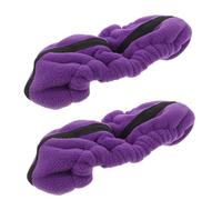 Abaodam Protectores para Cuchillas de Patines de Hielo y Hockey en Polar Agradable, Elásticos y Fáciles de Poner, Paquete de 2 Piezas para Patinaje en Clima Frío