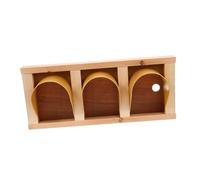 Abaodam Puerta de Entrada para de Madera Estilo Europeo con Puertas Duraderas para Jaulas y Palomares Fácil Instalación y Diseño Redondeado para Salida y Entrada de Palomos