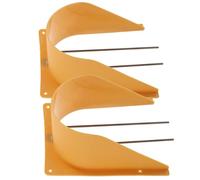 Abaodam Puerta y Resistente Intemperie de Estilo Europeo Instalación Simple Pack de 2 Piezas para Aves Adecuado para Celebracion Verano en Jaulas de Aves
