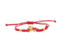 Abaodam Pulsera Ajustable de Hilo Rojo Trenzado con Dije de Dragón del Zodiaco para Hombres y Mujeres Diseño Creativo de Buena Suerte y Prosperidad Joyería Tradicional Moderna