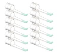 Abaodam Puntas de Cuchara para Limpieza de Oídos 12 Piezas Repuesto de Silicona Suave Verde para Eliminación Visible de Cerumen Accesorio Seguro para Bebés y Adultos