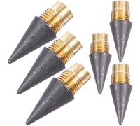 Abaodam Puntas de Lápiz sin Tinta Recambio 6 Piezas, Punta de Repuesto para Lápices Eternos, Cabezal Rosca Reutilizable para Escritura y Dibujo en Oficina y Estudio Estilo Aleatorio