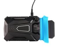 Abaodam Radiador para Portátil Negro de Plástico Gran Rendimiento y Estilo Único, Accesorios para Ordenador Ideales para Decoracion Verano y Ventiladores Laptop