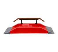 Abaodam Rampa para Fingerboard de Plástico Fácil de Montar Accesorios para Patinetas de Dedo DIY para Adultos Escenario de Parque de Skate para Practicar Habilidades