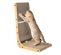 Abaodam Rascador Vertical para Gatos Forma Sonido De Campanas Tablero De Cartón para Interior Que Protege Muebles y Fomenta Ejercicio y Entretenimiento