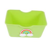 Abaodam Recinto para Hámster con Bañera Elevada Cómodo Fácil De Limpiar Material Abs