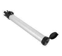 Abaodam Recogedor de Balones de Golf Telescópico Extensible, Herramienta Ligera de Agarre Ergonómica, Tubo Metálico Plata para Práctica y Campo de Golf