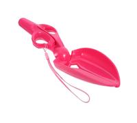 Abaodam Recogedor de Excrementos para Perros Pequeño Tipo Tijera, Plástico Reutilizable, Ligero y Fácil de Limpiar, Accesorio Portátil para Recoger Cacas en Jardín y Paseo Color Aleatorio