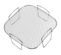 Abaodam Rejilla para Freidora de Aire de Acero Inoxidable Fácil de Limpiar Diseño Pulido para Cocinar y Tostar en Air Fryer en Color Plata